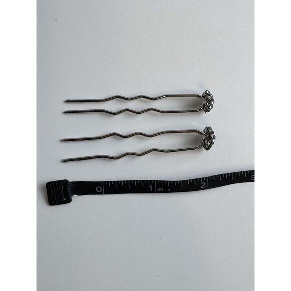 Mini Crystal Rhinestone Decorative Hairpins, J-01 - Picture 7 of 7